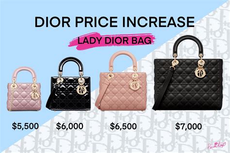 dior 2024 price increase|dior handbag price increase 2023.